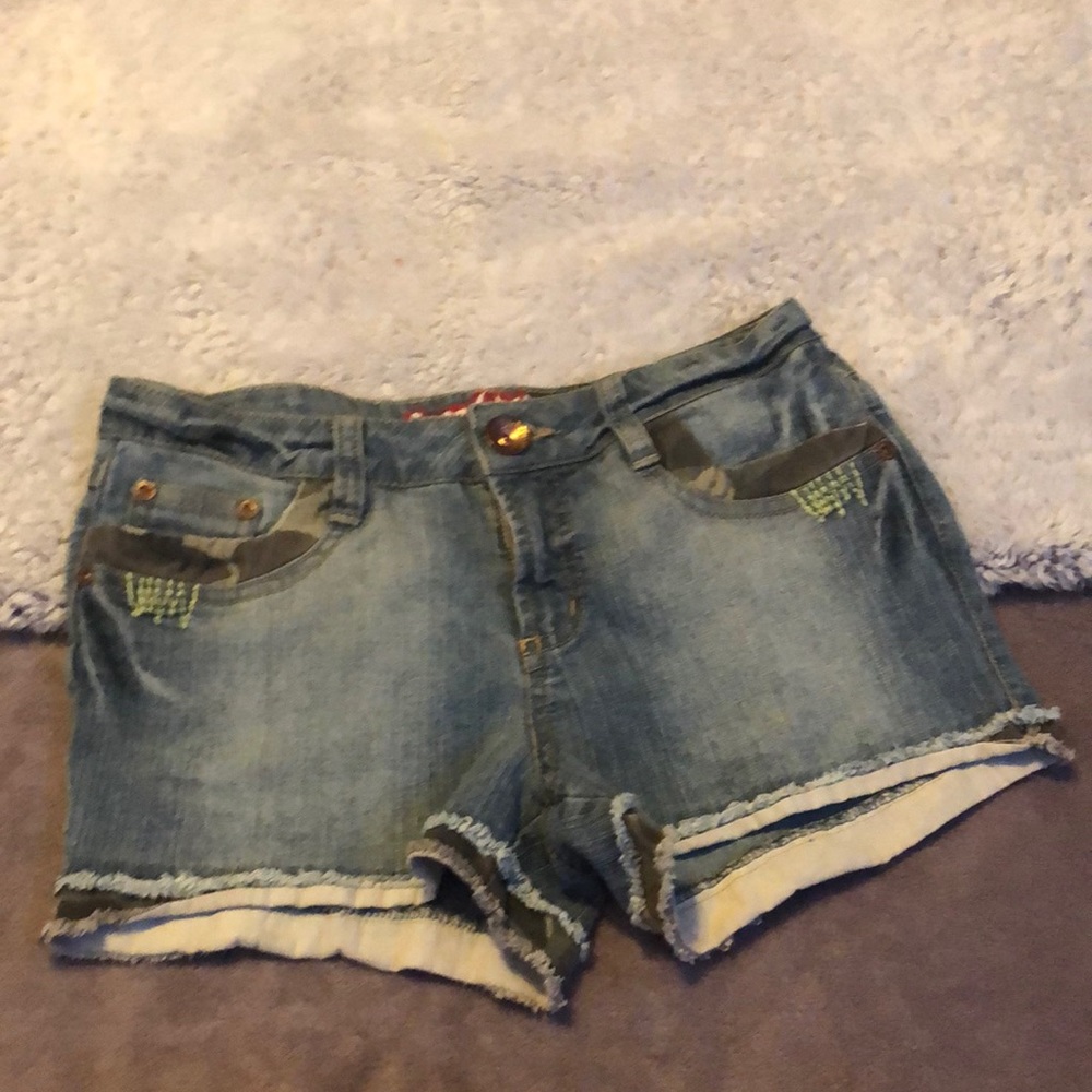 free style denim shorts
